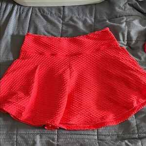 Constantly Varied Gear Red Textured Skorts